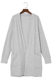 Thermal Waffle Knit Pocketed Cardigan