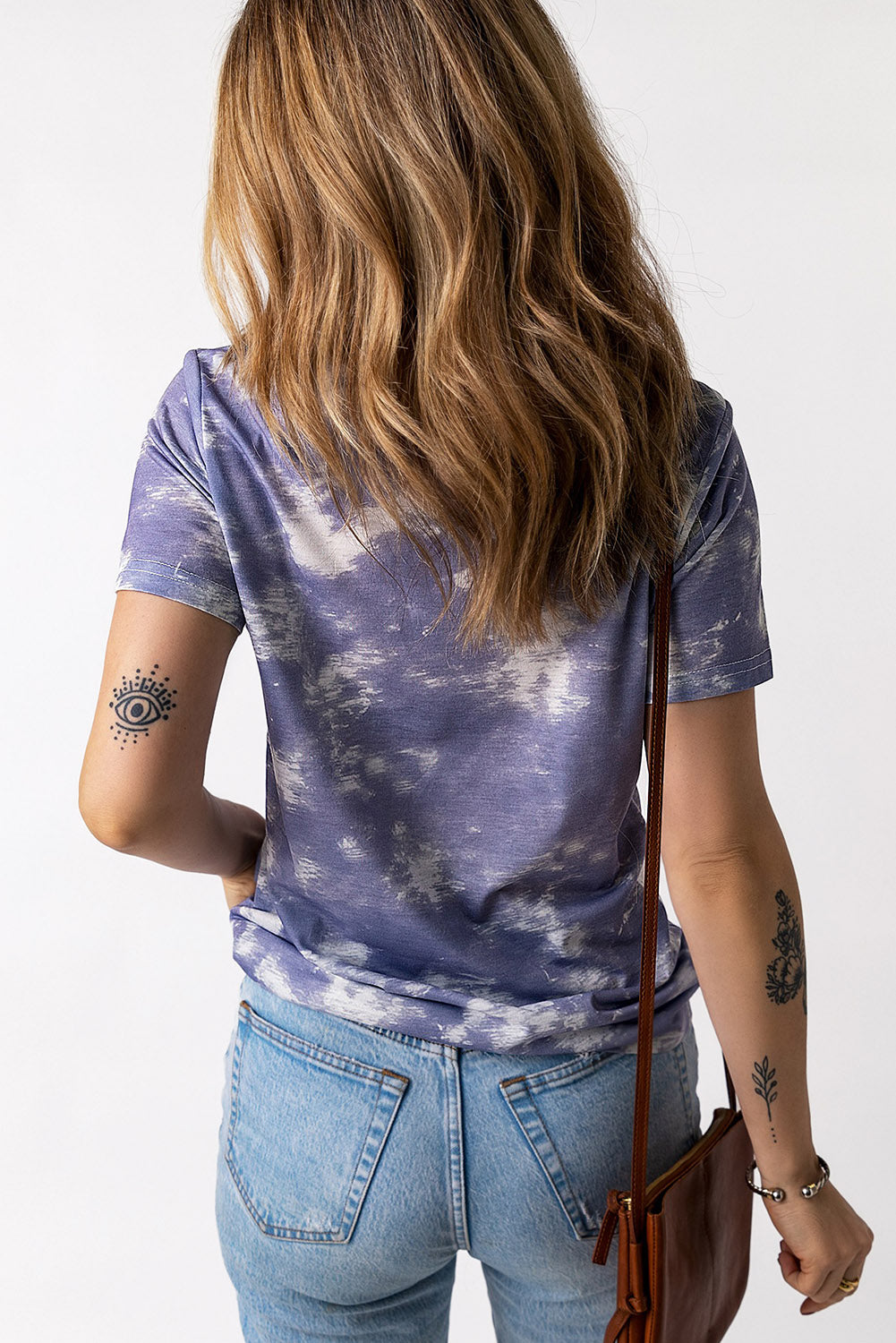 Tie Dye Crew Neck Short Sleeve T-Shirt