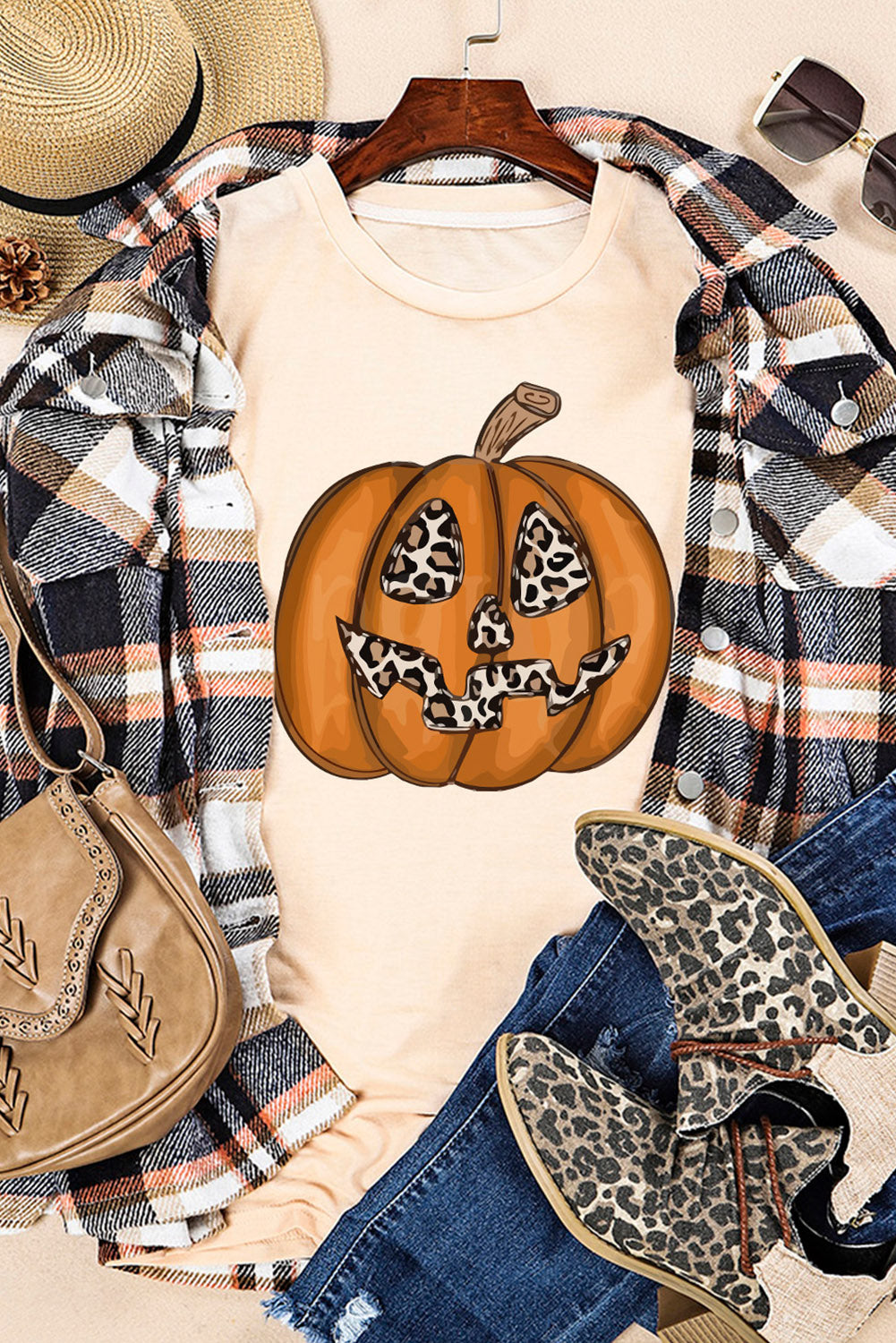 Sweet Floral Pumpkin Graphic Tee