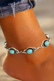 Bohemian Turquoise Casual Anklet