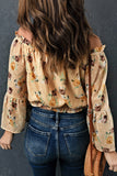 Bell Sleeves Floral Crop Top