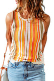 Striped Knit Tank