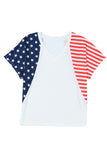 The US Stars and Stripes V Neck Tee