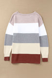 Colorblock Pocketed Sweater