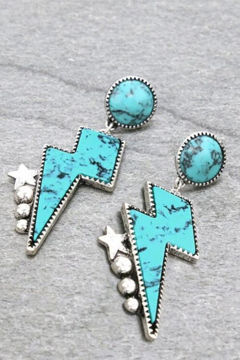 Lightning Turquoise Earrings