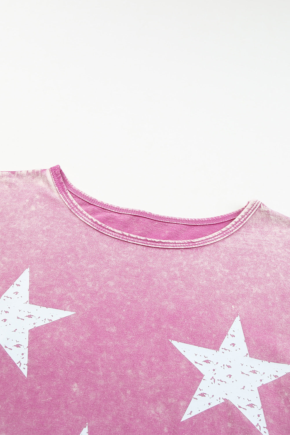 Vintage Star Printed Mineral Wash Graphic Tee