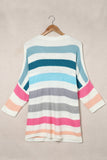 Striped Knit Top with Chest Pocket