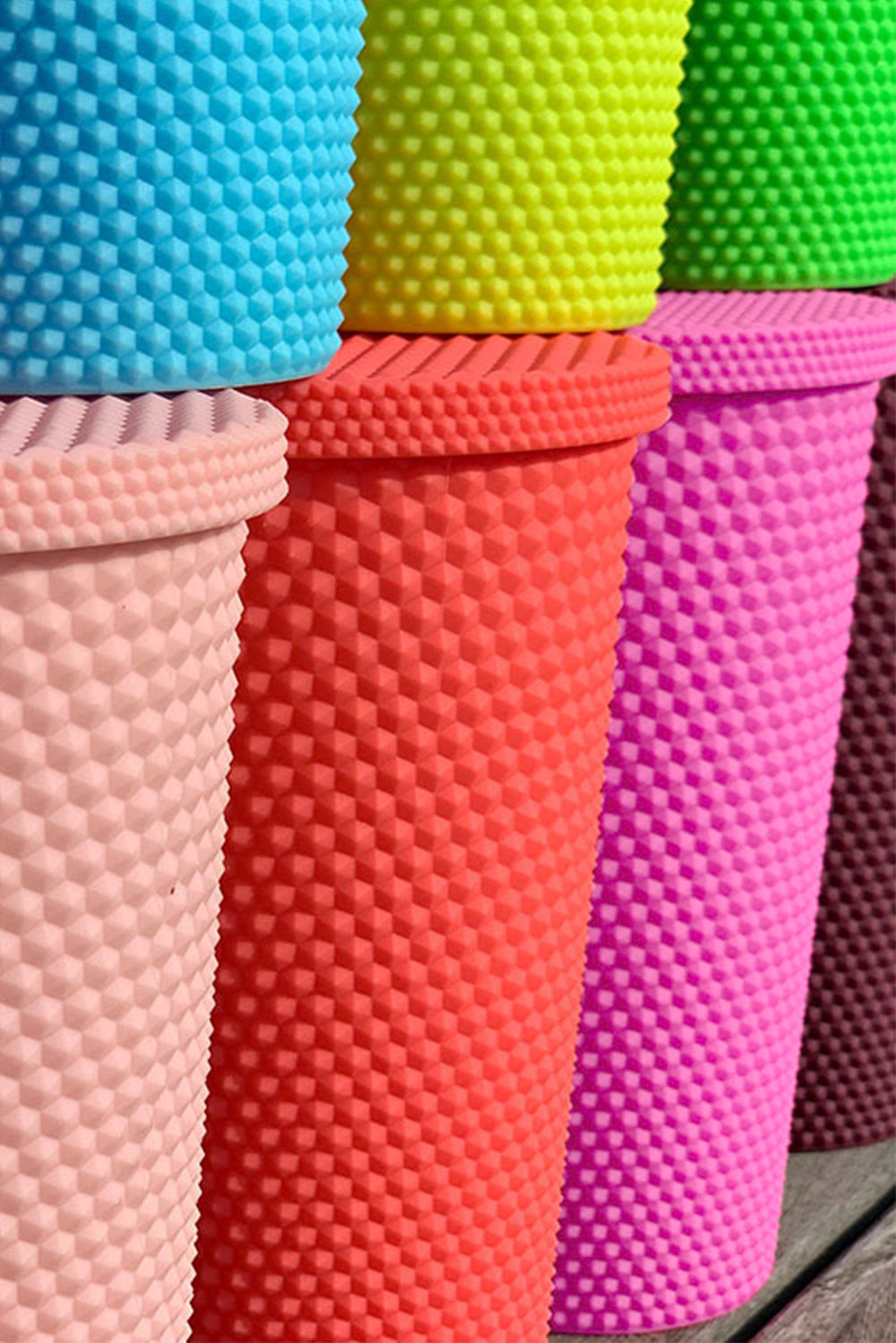 Reusable Matte Plastic Tumbler Cup