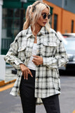 Oversized Plaid Pattern Flannel Shacket