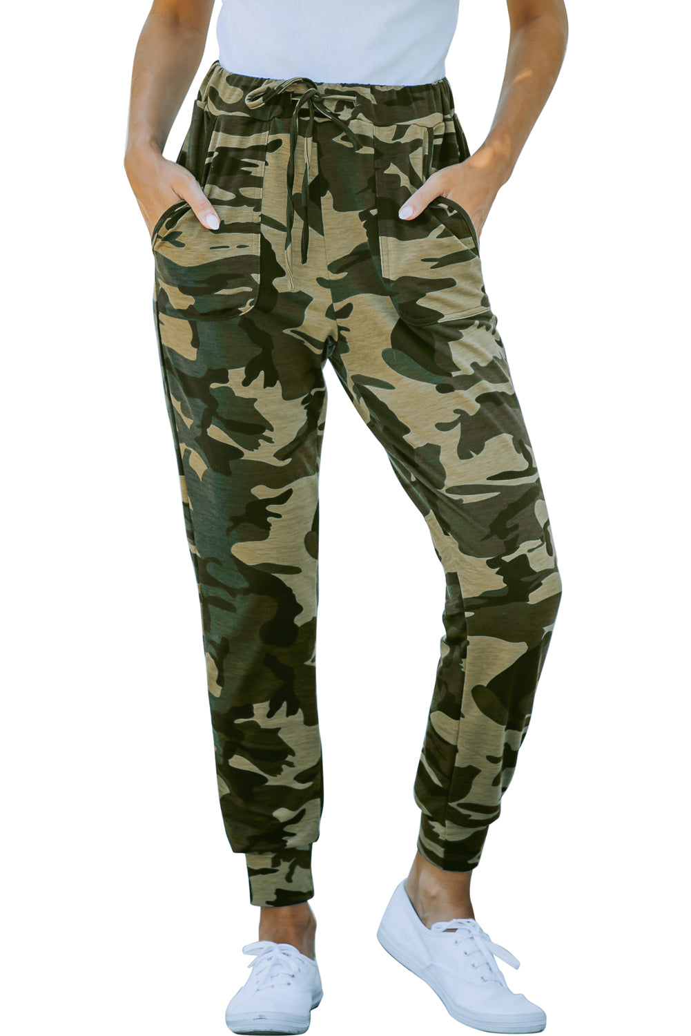 Pantalon de sport décontracté camouflage à la mode