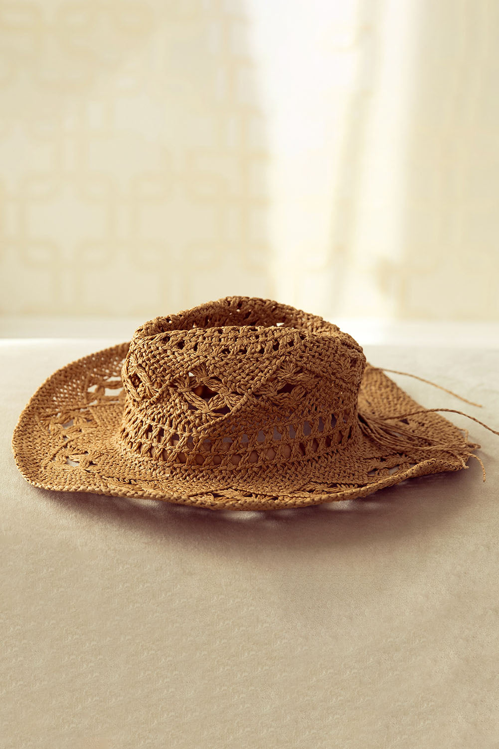 Hollow-out Straw Cowboy Hat