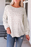 Crew Neck Long Sleeve Blouse