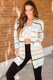 Rainbow Striped Cardigan