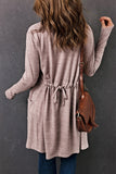 Tunic Back Open Front Cardigan with Pockets