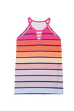 Colorful Striped Hollow Out Camisole