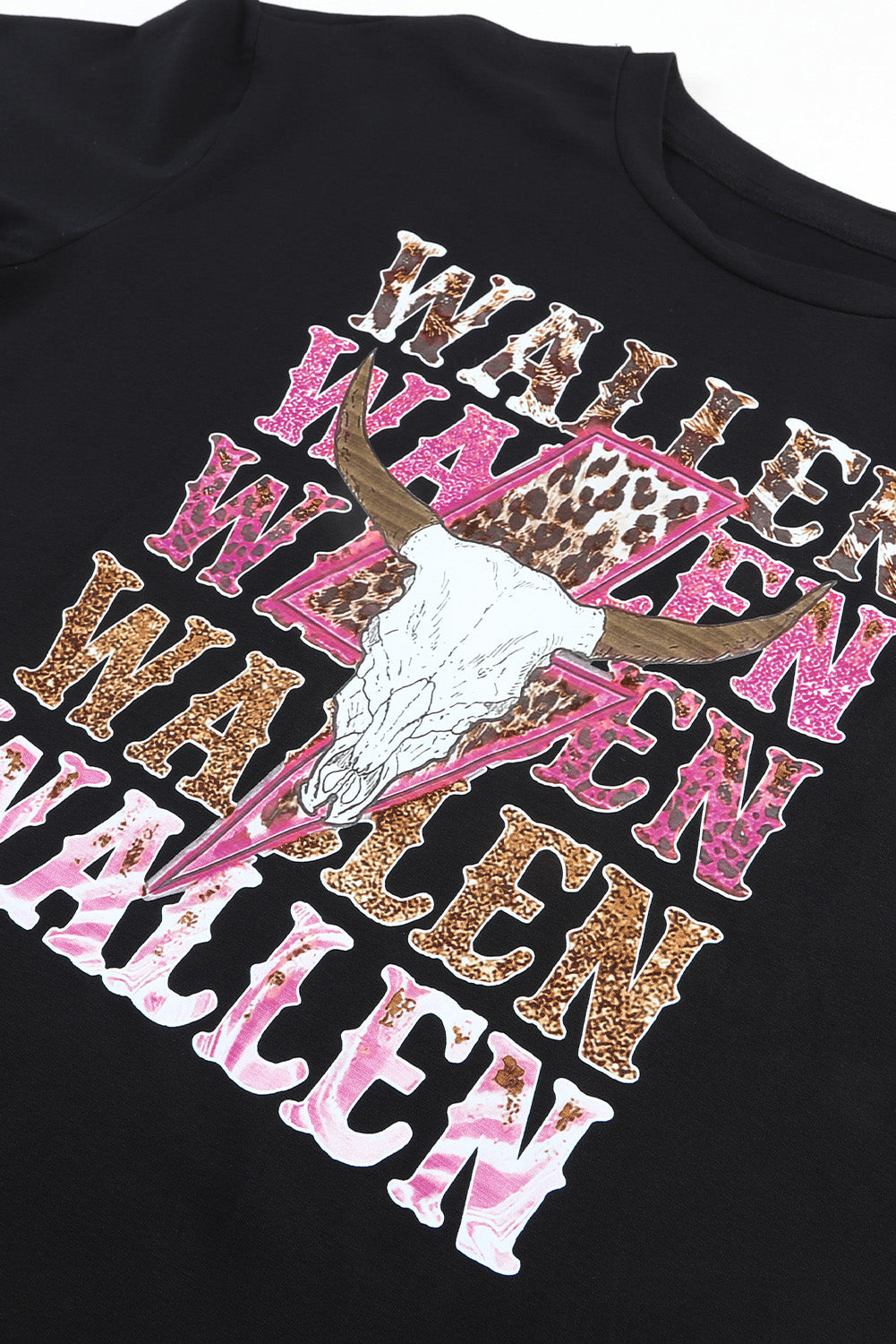 WALLEN Cowskull Graphic Oversized Tee