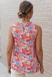 Floral Print Relaxed Tank Top