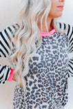 Stripe Twist Long Sleeve Top