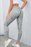 Dalmatian Spots Printed Stretchy High Waist Leggings