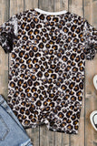 Mix Animal Print Bleached T Shirt