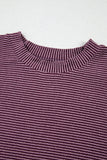 Toadstool Plain Corded Knit Mock Neck T Shirt