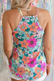 Floral Print Sleeveless Tank Top