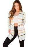 Rainbow Striped Cardigan