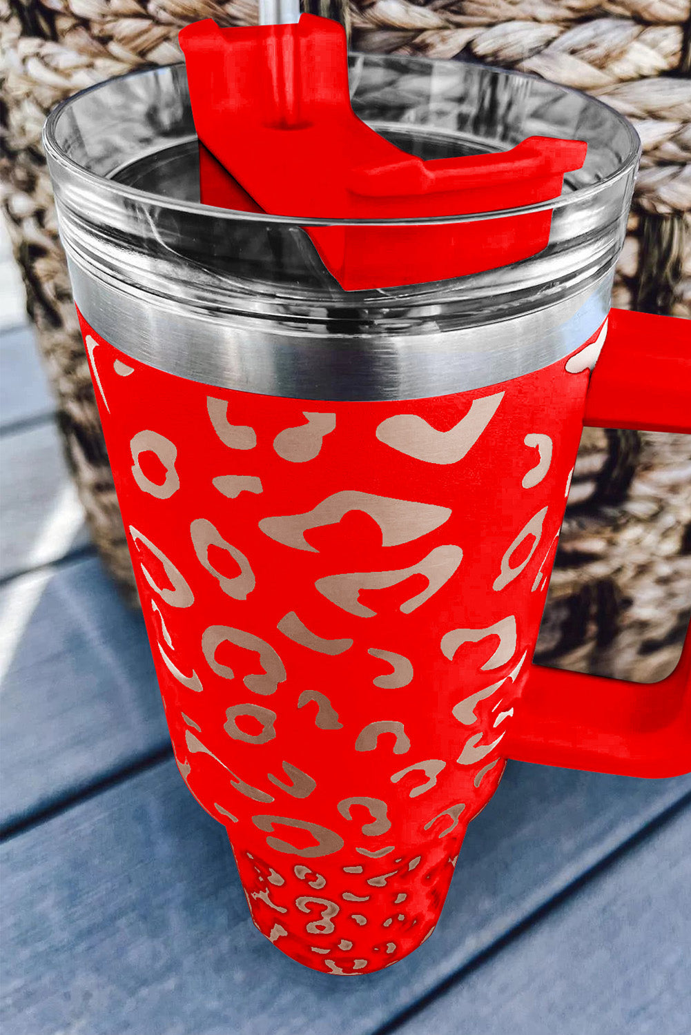 Leopard Spotted 304 Stainless Double Insulated Cup 40oz