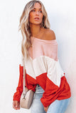 Oversized Chevron Knit Top