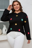 Floral Embroidered Puff Sleeve Top