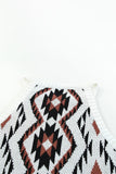 Aztec Geometric Print Knitted Tank Top