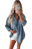 Vintage Washed Chest Pocket Denim Shirt