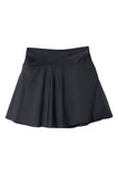 Criss Cross Waist Flared Swim Skirt