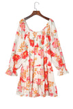 Smocked Tiered Floral Dress