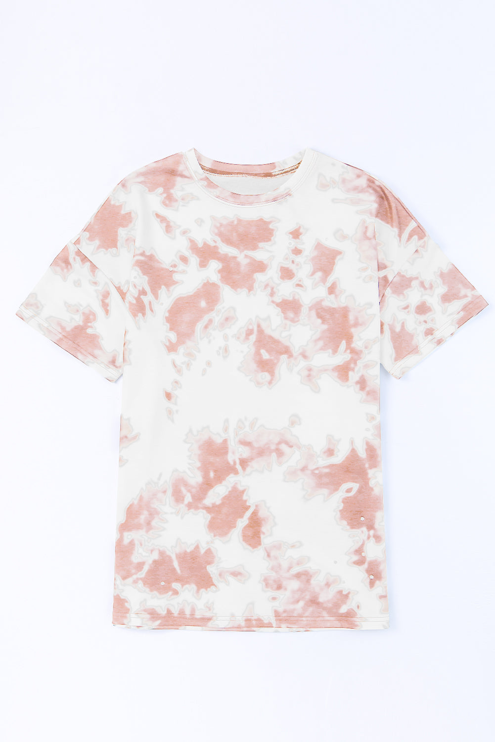 Tie-dye Round Neck Short Sleeve Top