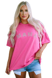 Rhinestone MAMA Graphic T Shirt