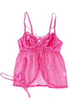 Underwire Babydoll Chemise & G-String Set