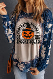 Proud Member of The Spooky Squad Graphic Tie-dye Top