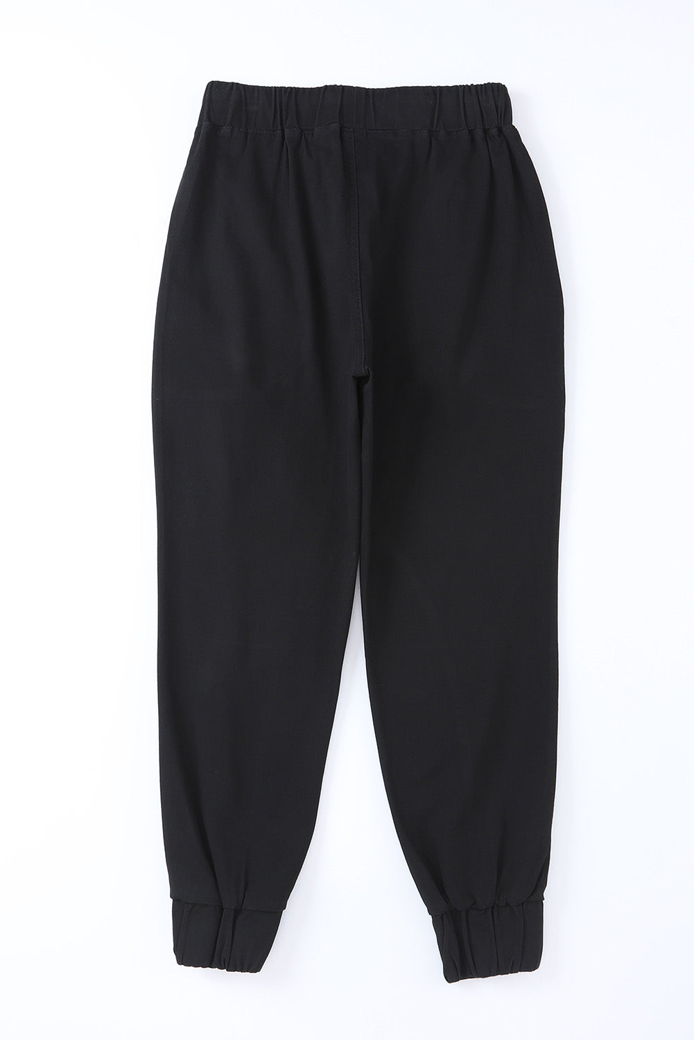 High Waist Drawstring Pocketed Pants