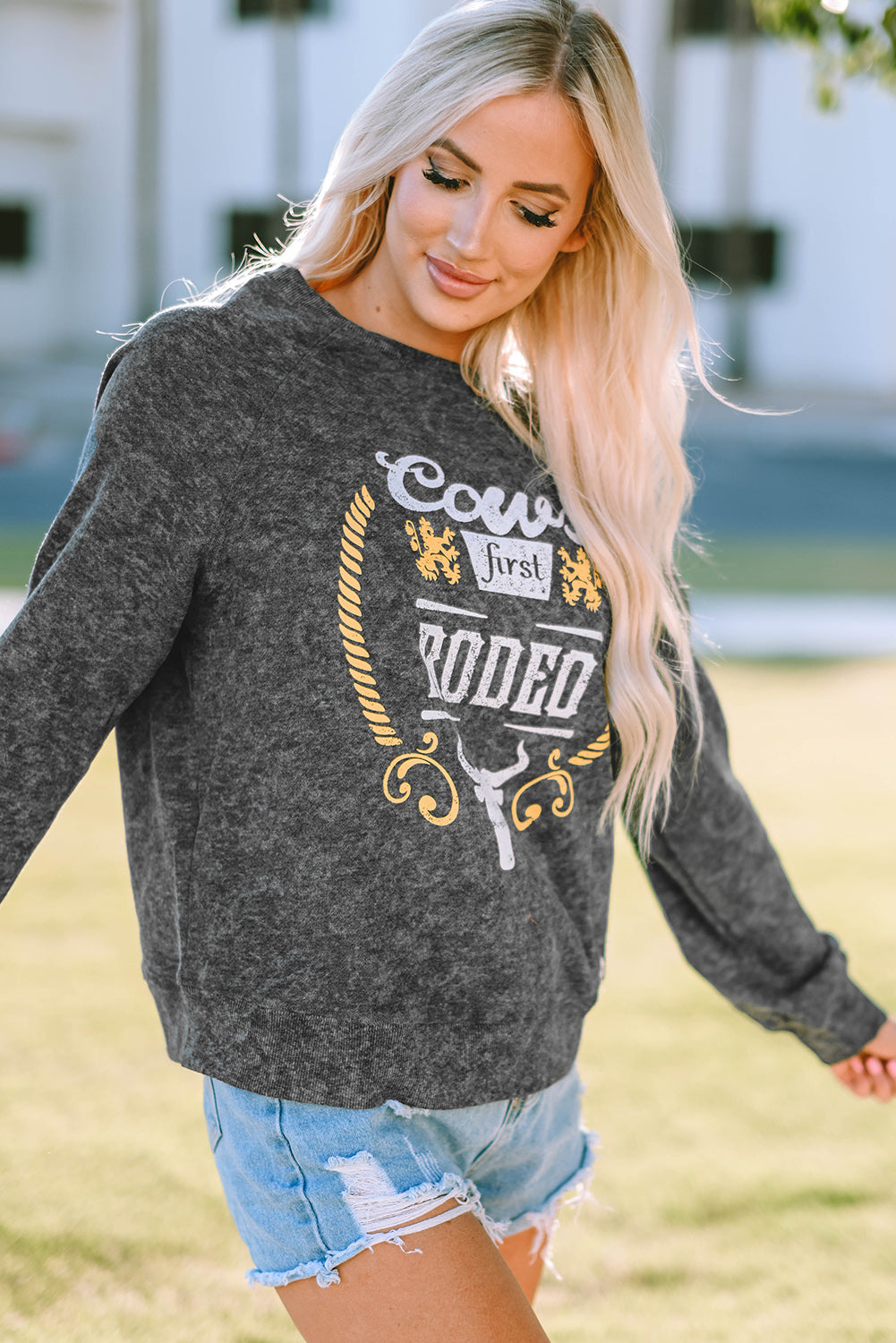 Coors Banquet RODEO Graphic Mineral Washed Sweatshirt