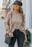 Lightweight Knit Oversize Blouse