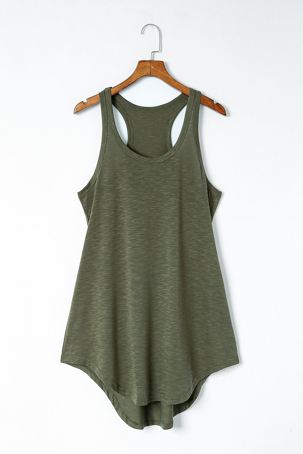 U Neck Racer Back Soft Tank Dress