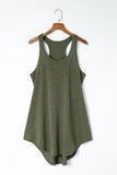 U Neck Racer Back Soft Tank Dress