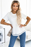 Sequin Glitter Casual T Shirt