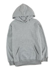 Sweat à capuche ample gris avec poche kangourou