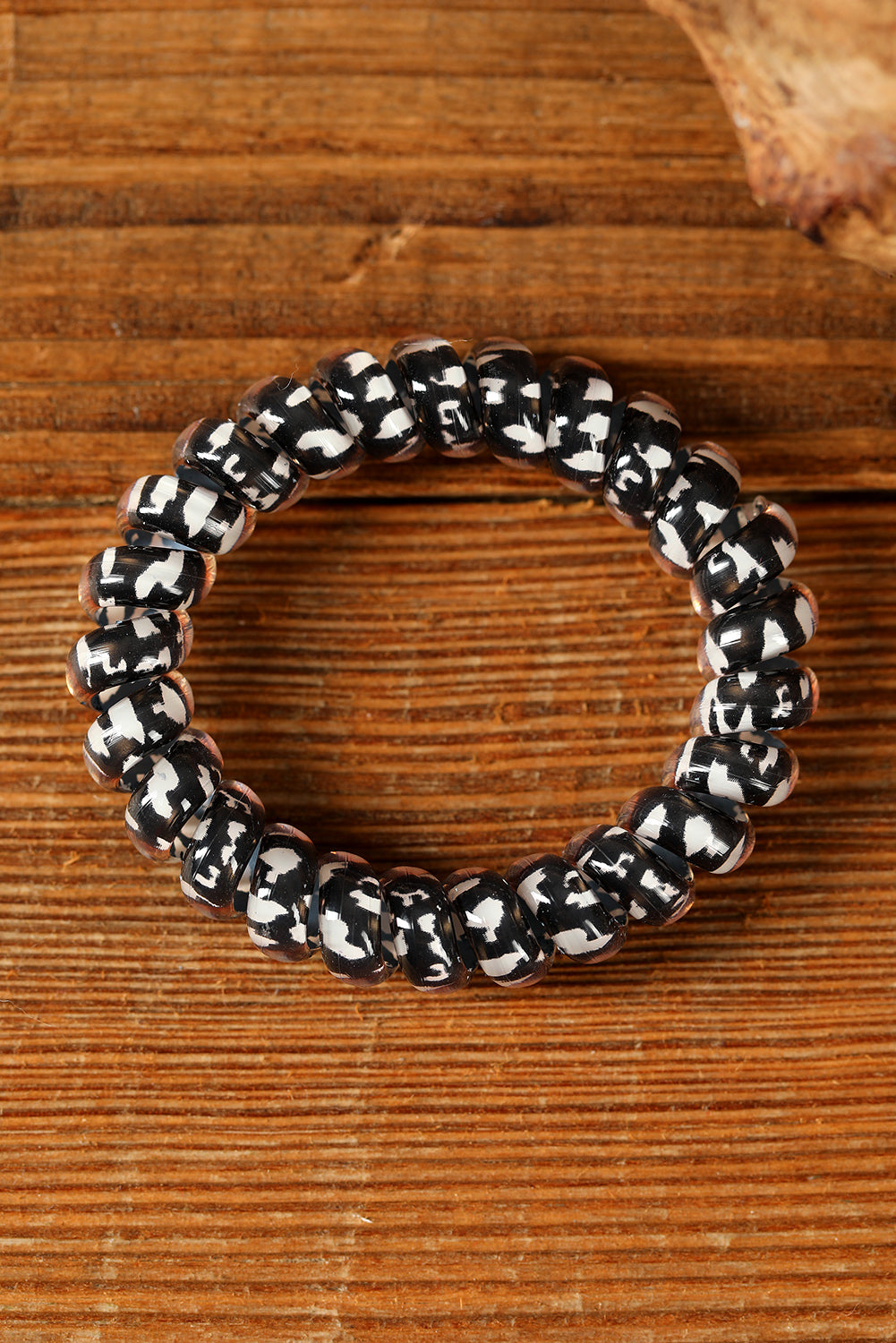 Leopard Printed Telephone Wire Hair Loop