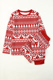 Christmas Tree Reindeer Pullover and Pants Lounge Set