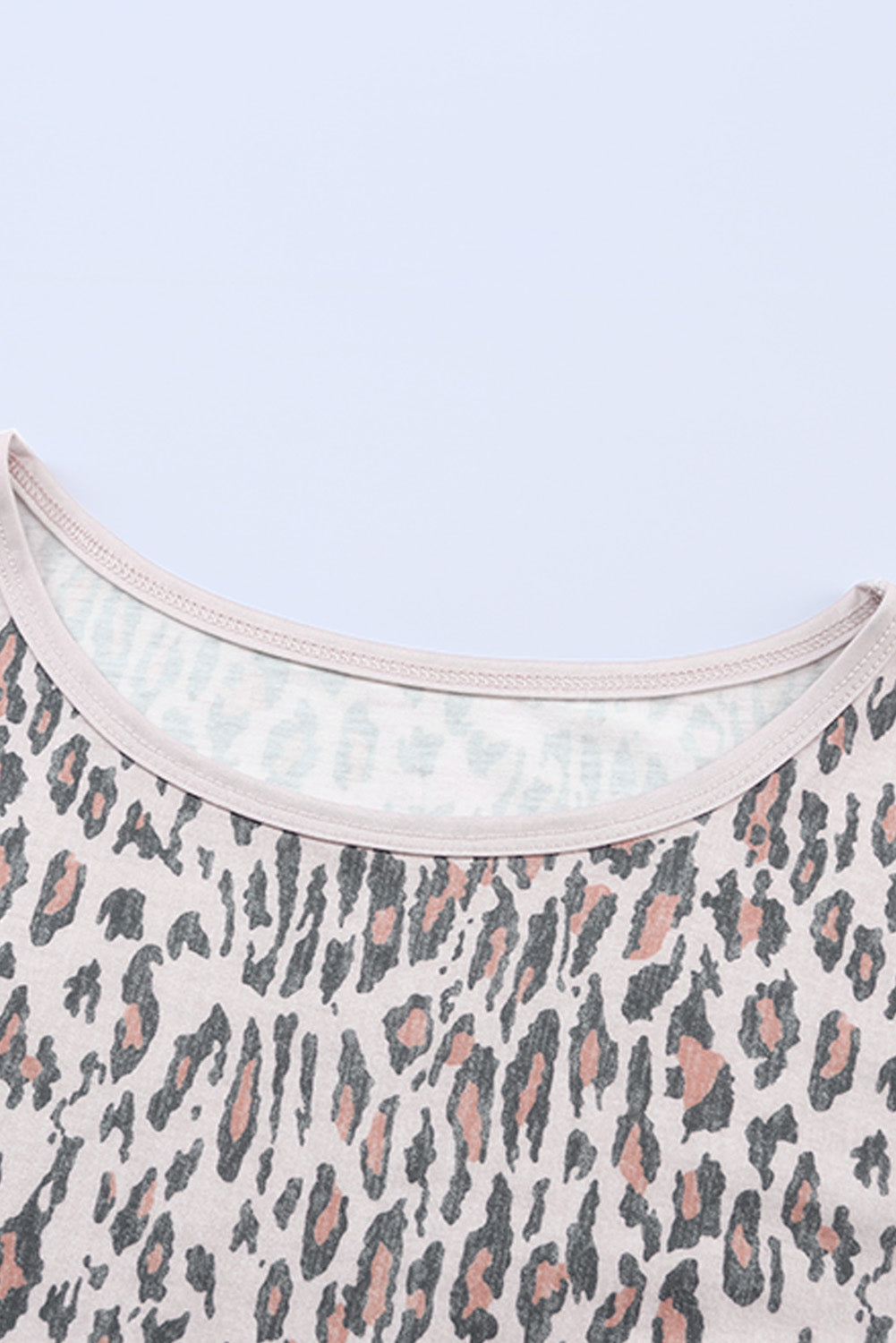 Animal Print Casual T-shirt