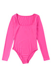 Long Sleeve Square Neck Bodysuit