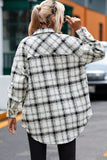 Oversized Plaid Pattern Flannel Shacket